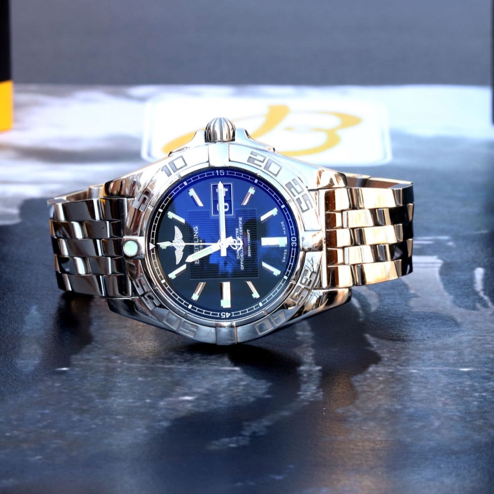 Breitling Galactic 41 mm Black Dial Men's Watch